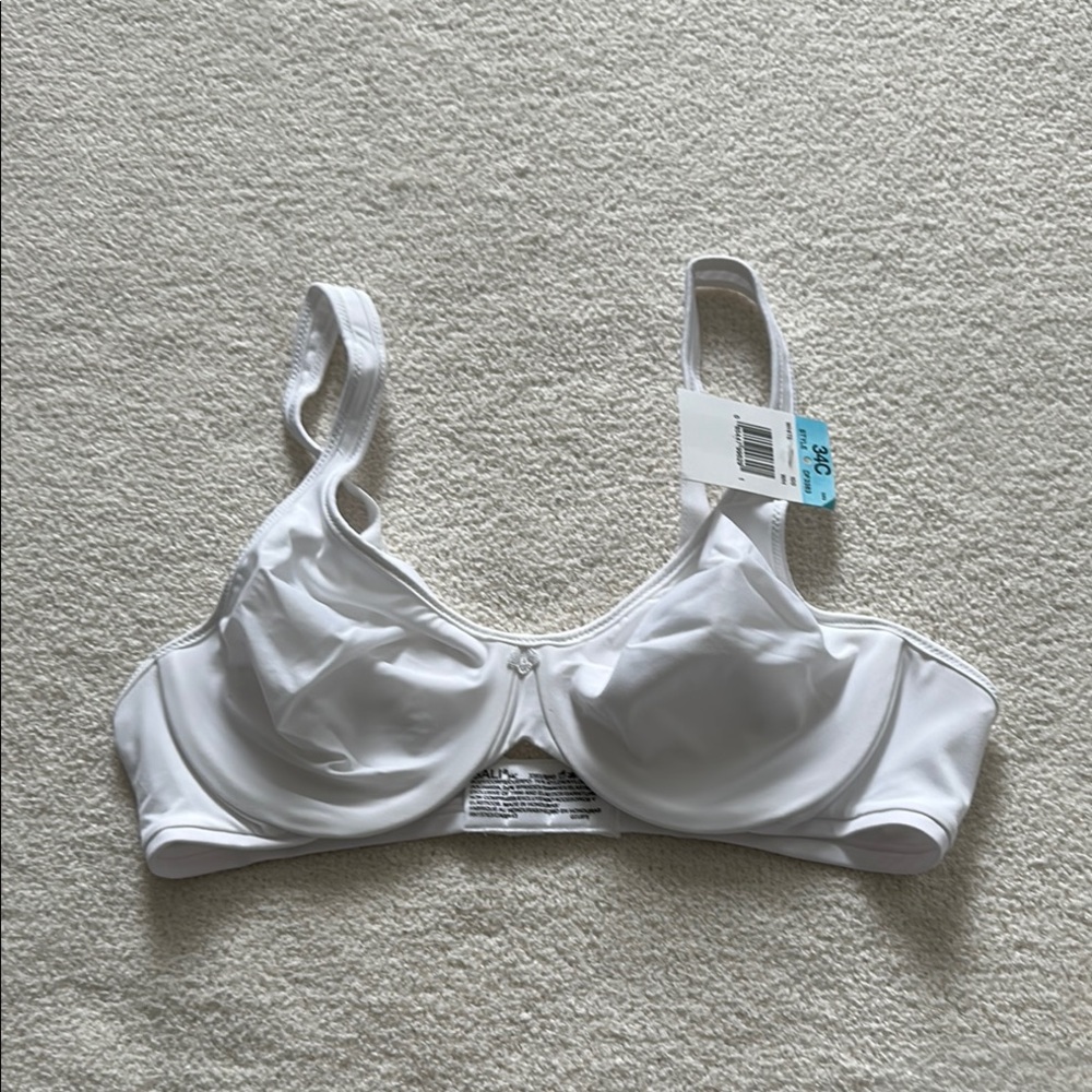 Lot of 3 Bali White Bras (Passion for Comfort) Size 34C